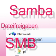Raspberry Pi Tutorial - Windows Dateifreigabe - Samba-Server installieren und Freigaben erstellen