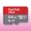 Sandisk Micro-SDXC Karte A1 Class10 64GB