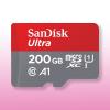 Sandisk Micro-SDXC Karte A1 Class10 200GB mit SD-Karten-Adapter