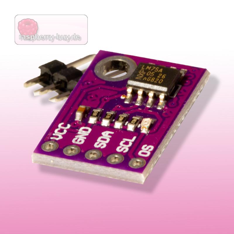 Raspberry Pi I2C digitaler Temperatursensor LM75A