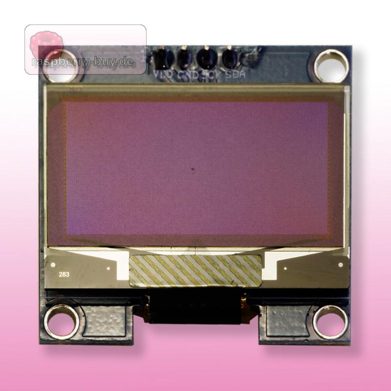 1.3 Zoll I2C OLED-Display, weiss, SH1106, 128 x 64 Pixel